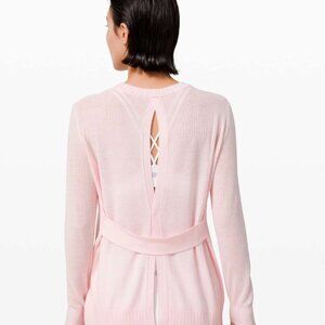 Lululemon Athletica Pink Crew Neck Sweater